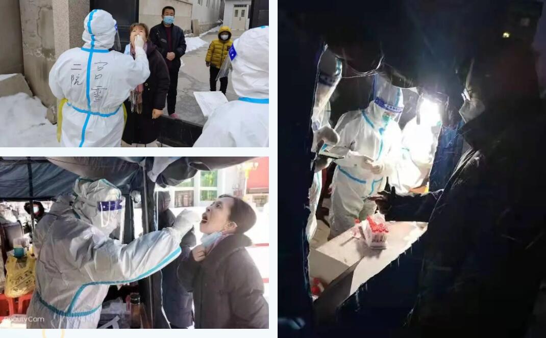 戰(zhàn)疫一線|6萬(wàn)人次，市二院核酸采樣醫(yī)療隊(duì)支援綏中的第24天！(圖5)