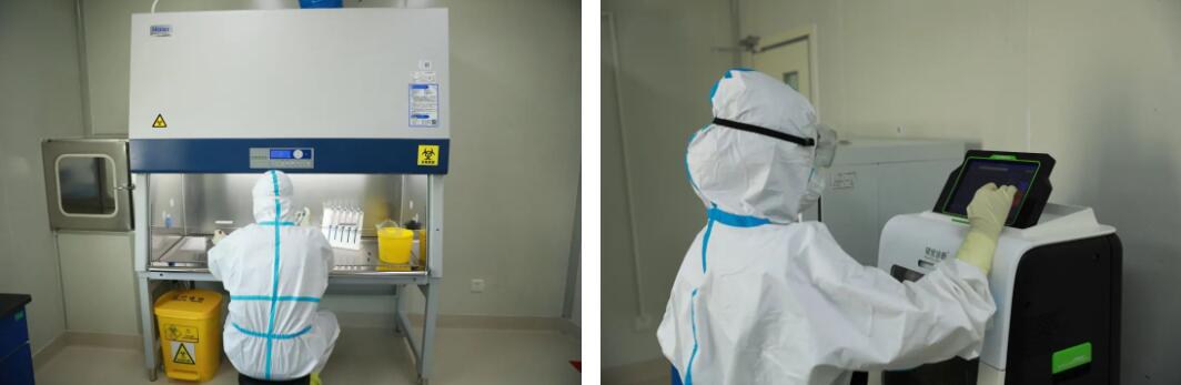 24小時全力運轉(zhuǎn)！市二院核酸檢測展現(xiàn)“硬核力量”(圖4)